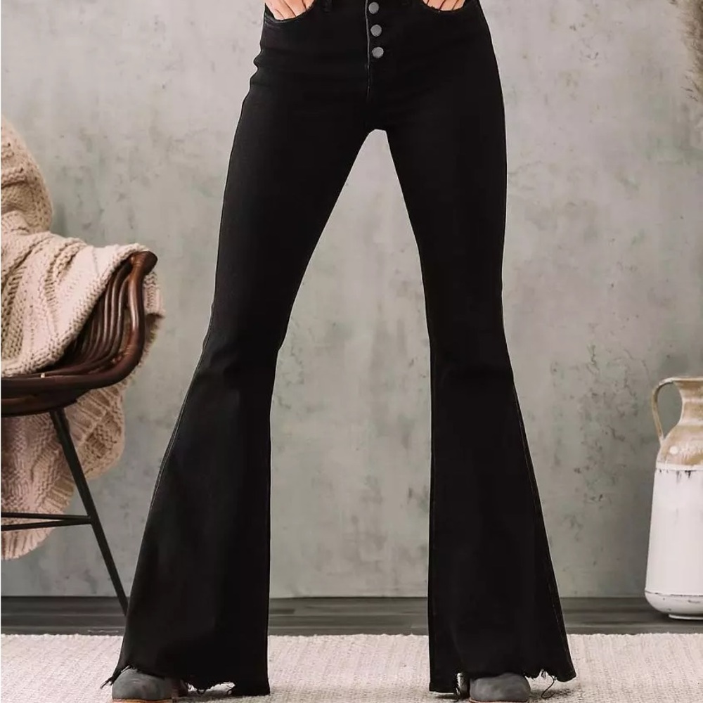 Flying Monkey- High Rise Super Flare Jean